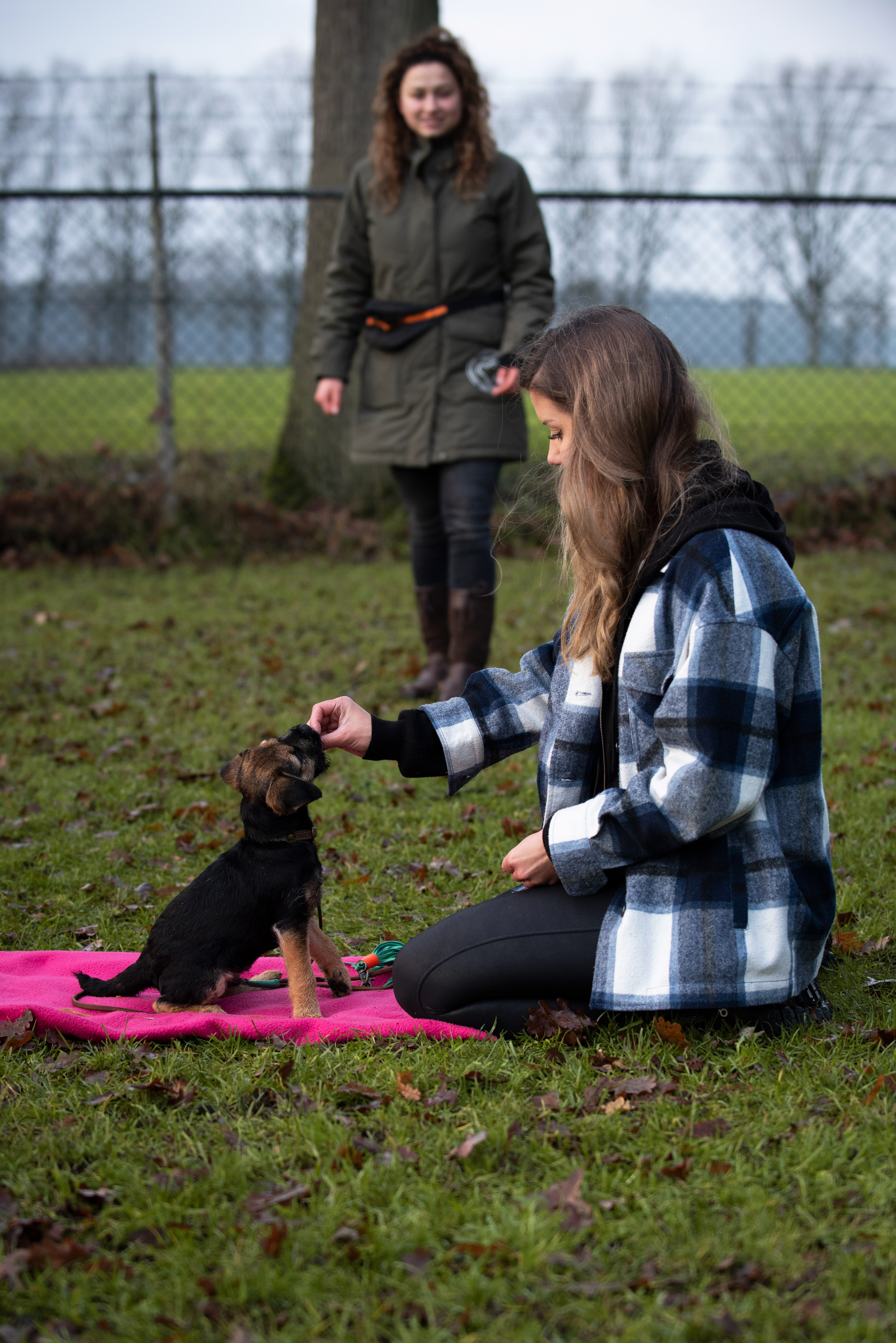 Bregje met hond